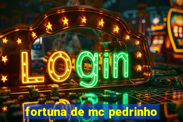 fortuna de mc pedrinho